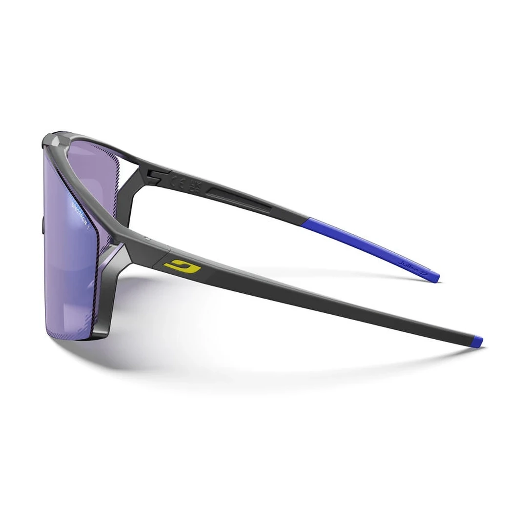 Julbo Edge Spectron HD Negro Mate Azul - Vista Lateral