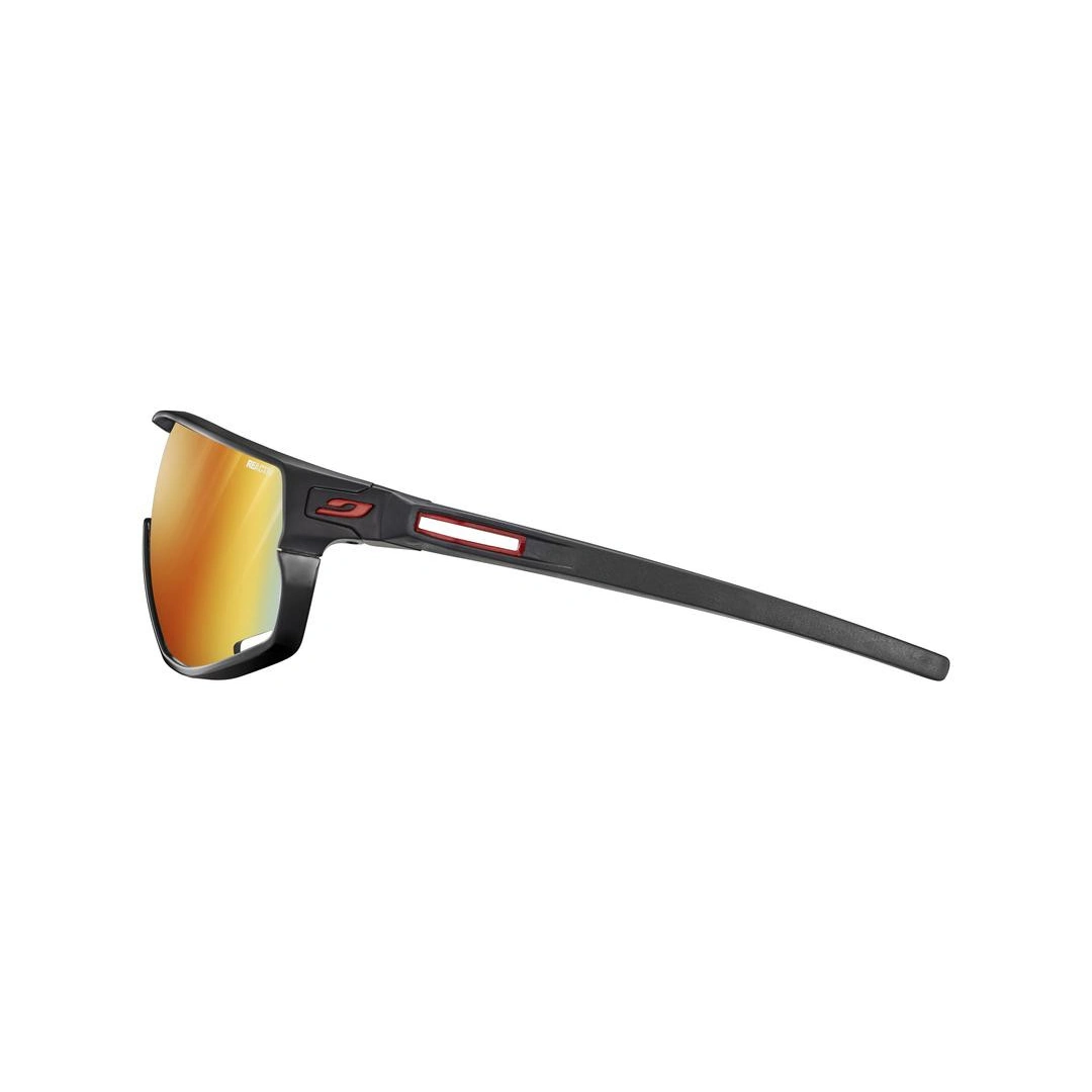 Julbo Rush Reactiv 1-3 Negro Rojo - Vista Frontal
